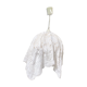 Hanging lamp dressed in vintage crochet 1970