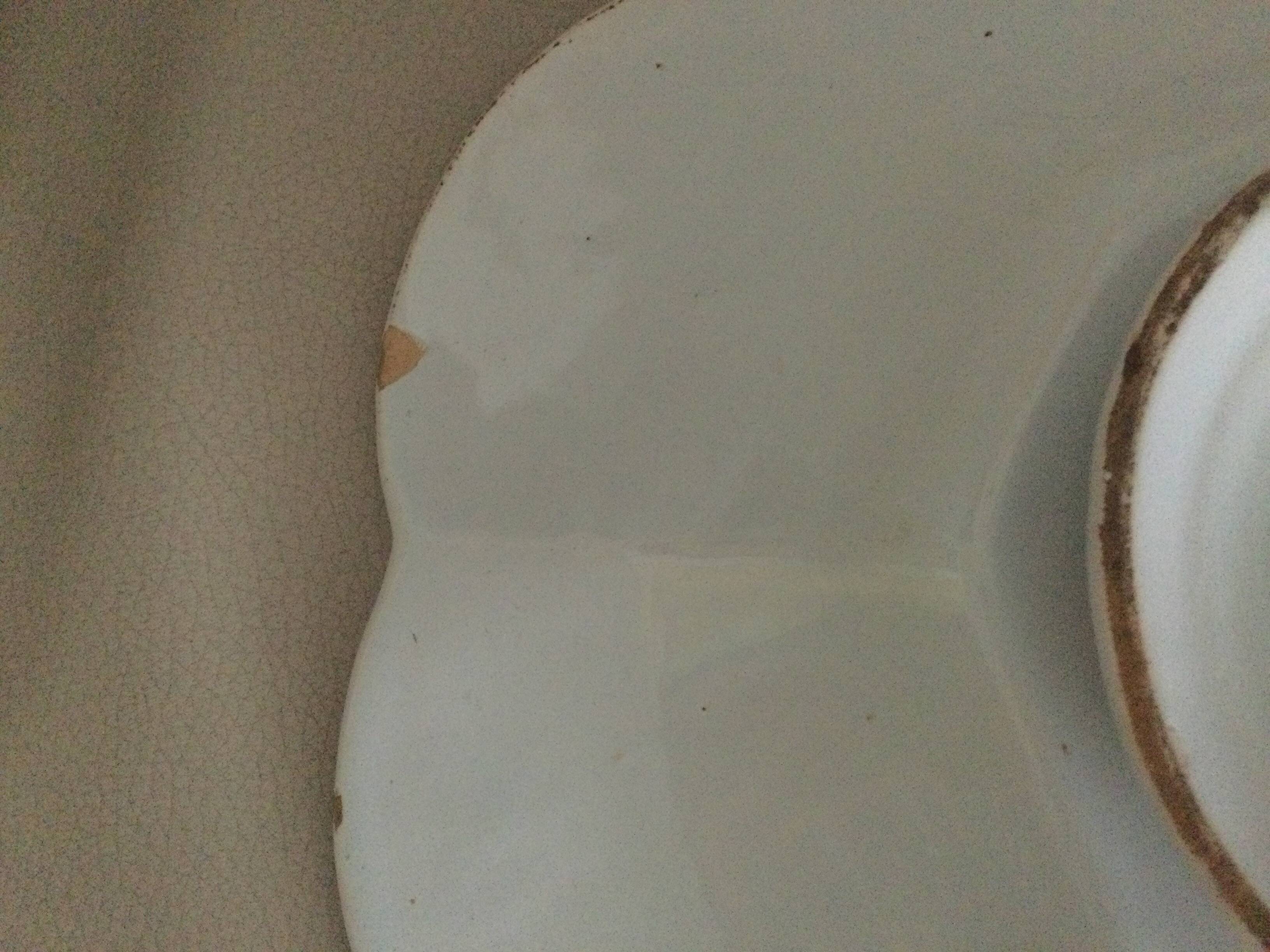 Delft earthenware polylobed dish.