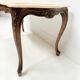 Louis XV style coffee table in patinated beech, 20th century.