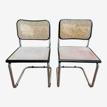 Paire de chaises B32 Marcel Breuer « Made in Italy »