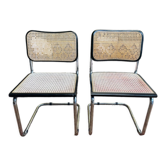 Paire de chaises B32 Marcel Breuer « Made in Italy »