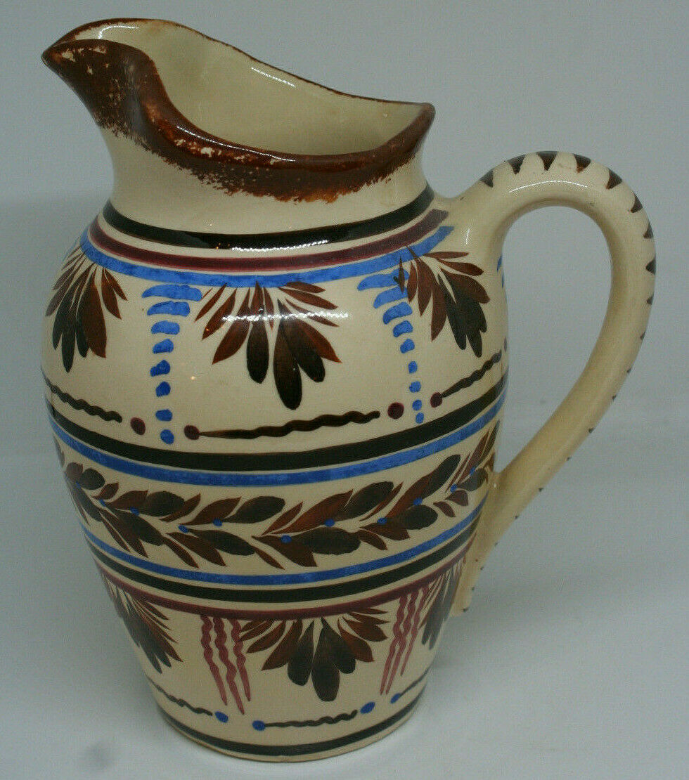 Henriot Quimper ceramic pitcher
