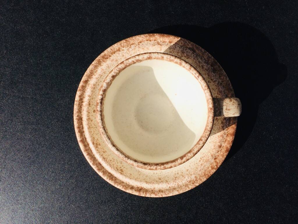 Tea service. Fat Lava. Brutalist. Vintage 60s.