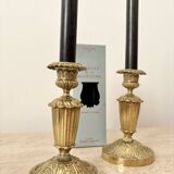 Pair of antique candlesticks