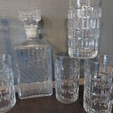 Whisky glasses and decanter