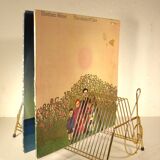 Gold metal vinyl holder from the 60s