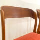 Série de 4 chaises Baumann traineau