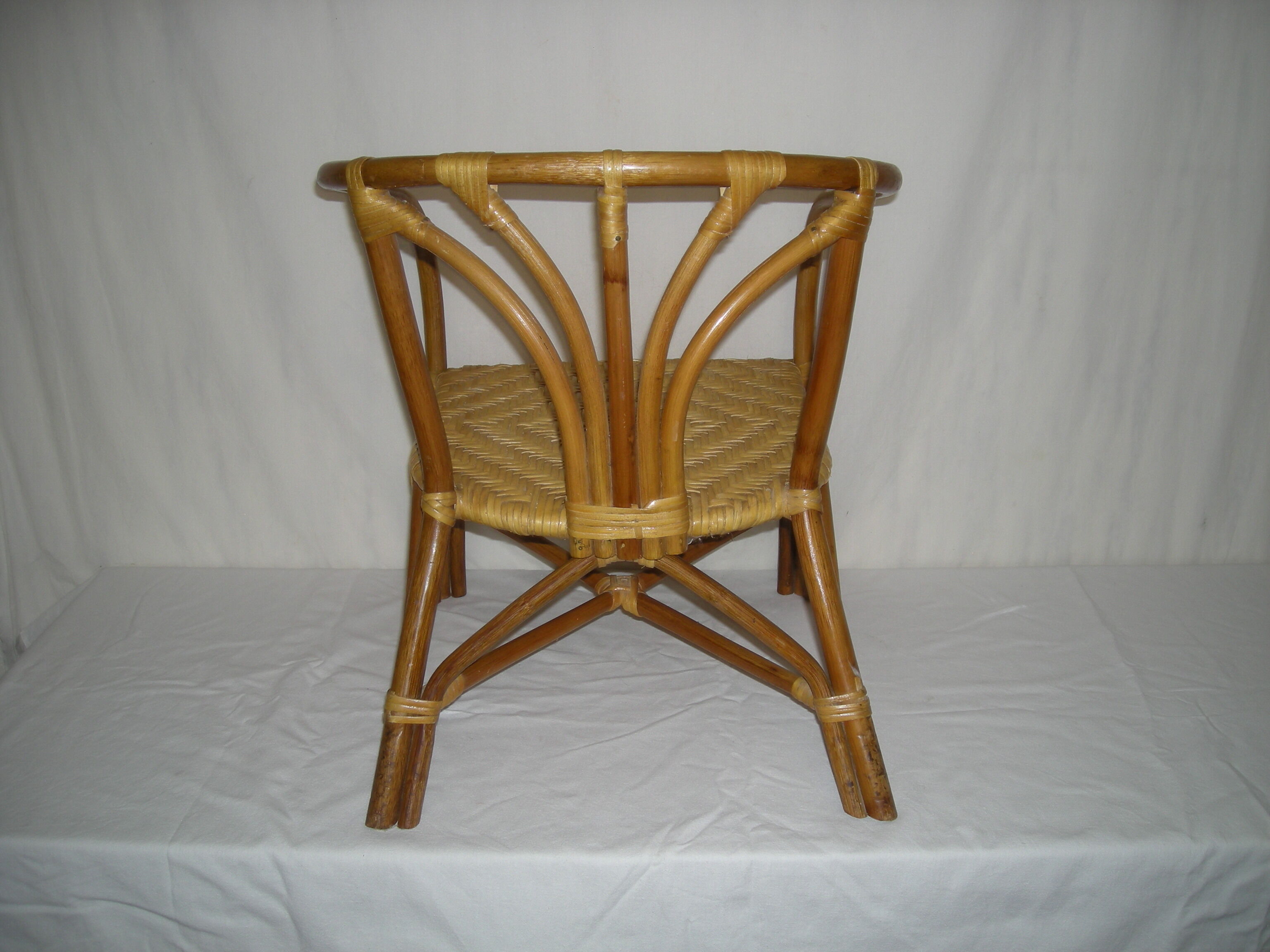 Rattan bamboo armchair child of the 50s - 60s