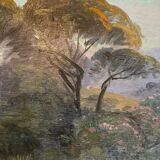 Oil on panel