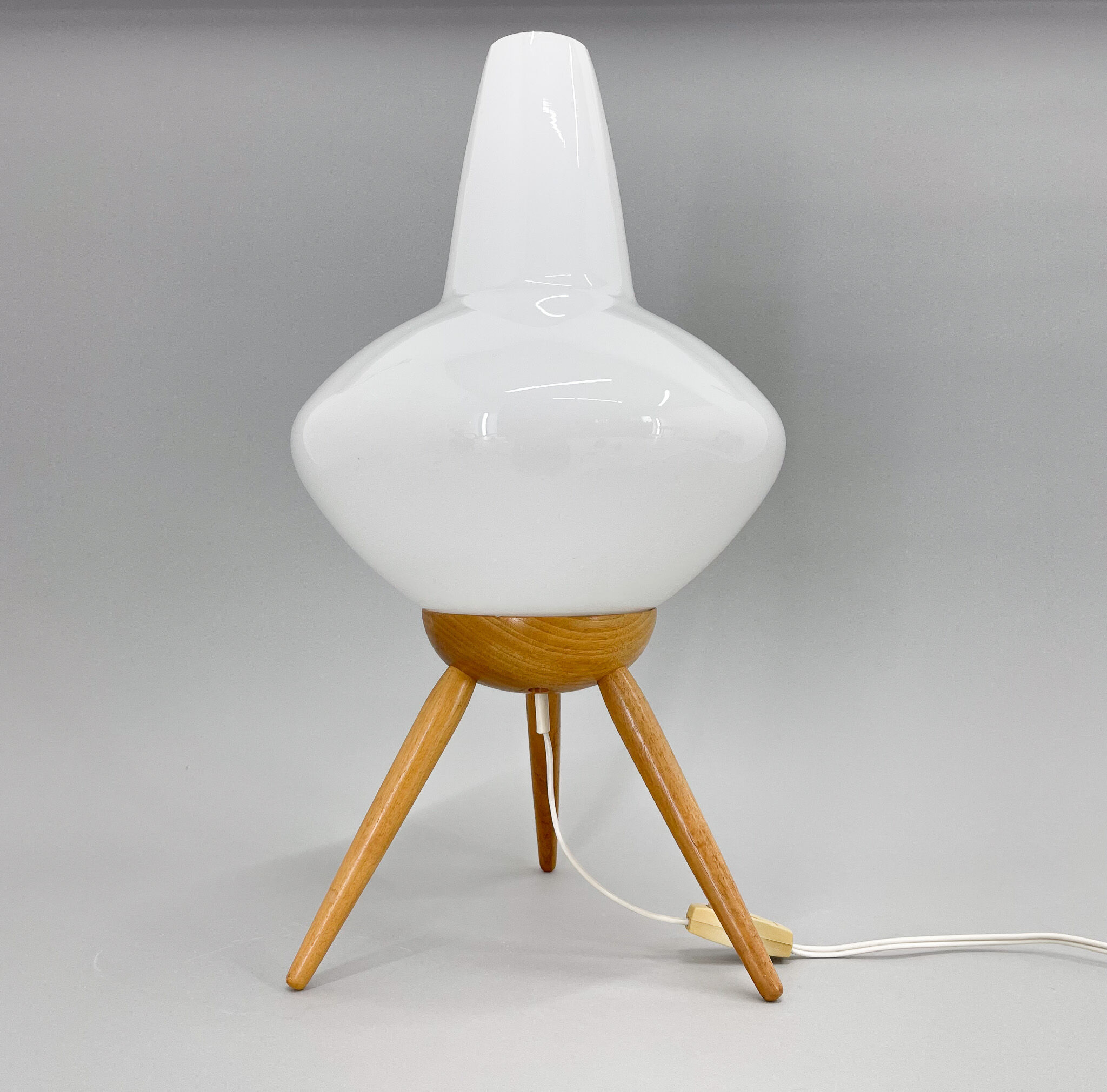 Midcentury Space Age Table Lamp "rocket" by ÚLUV, 1960s