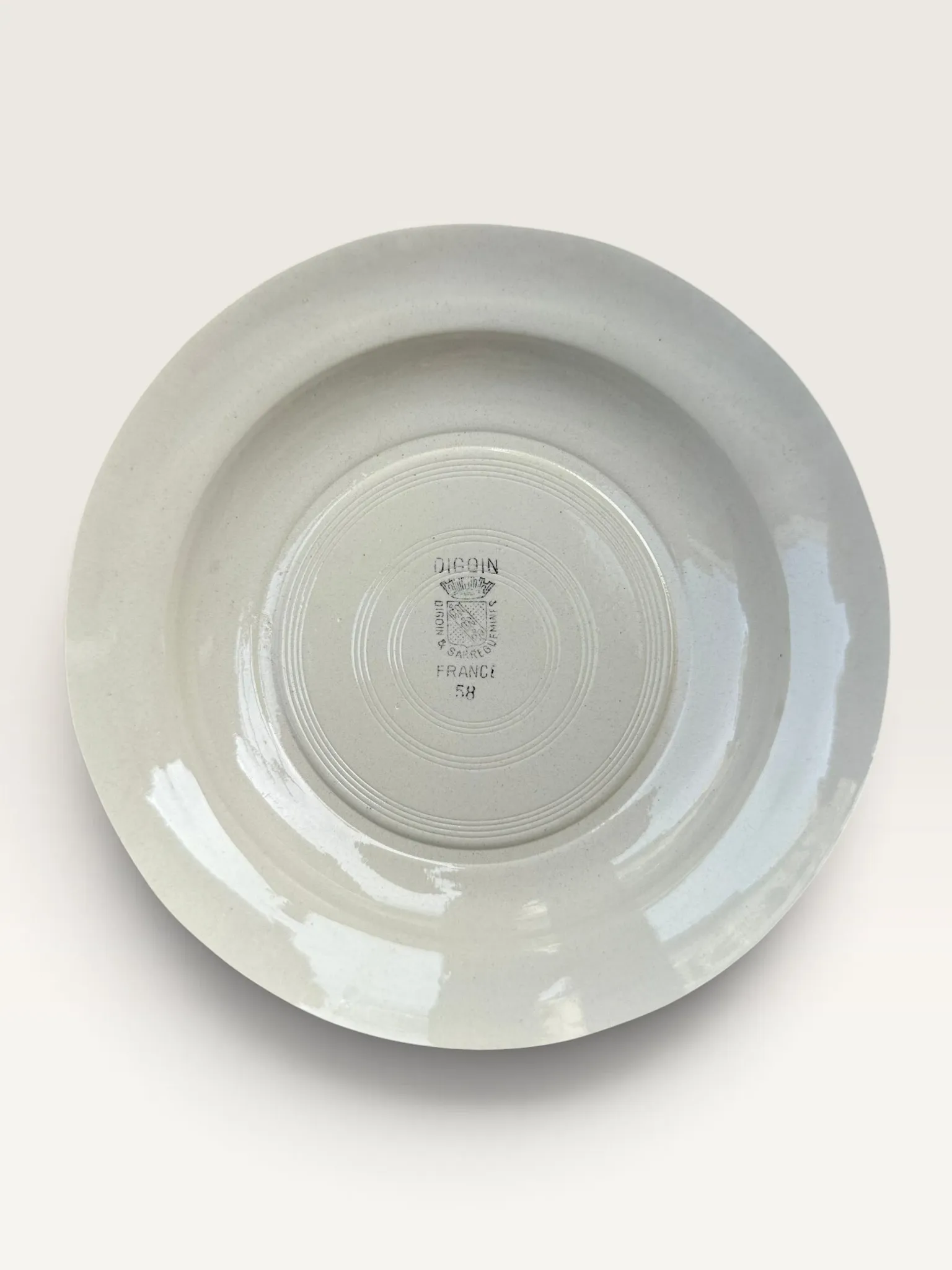 Set of 20 deep plates Digoin Sarreguemines, model Digoin.