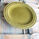 Vintage green Gien dish 29 cm