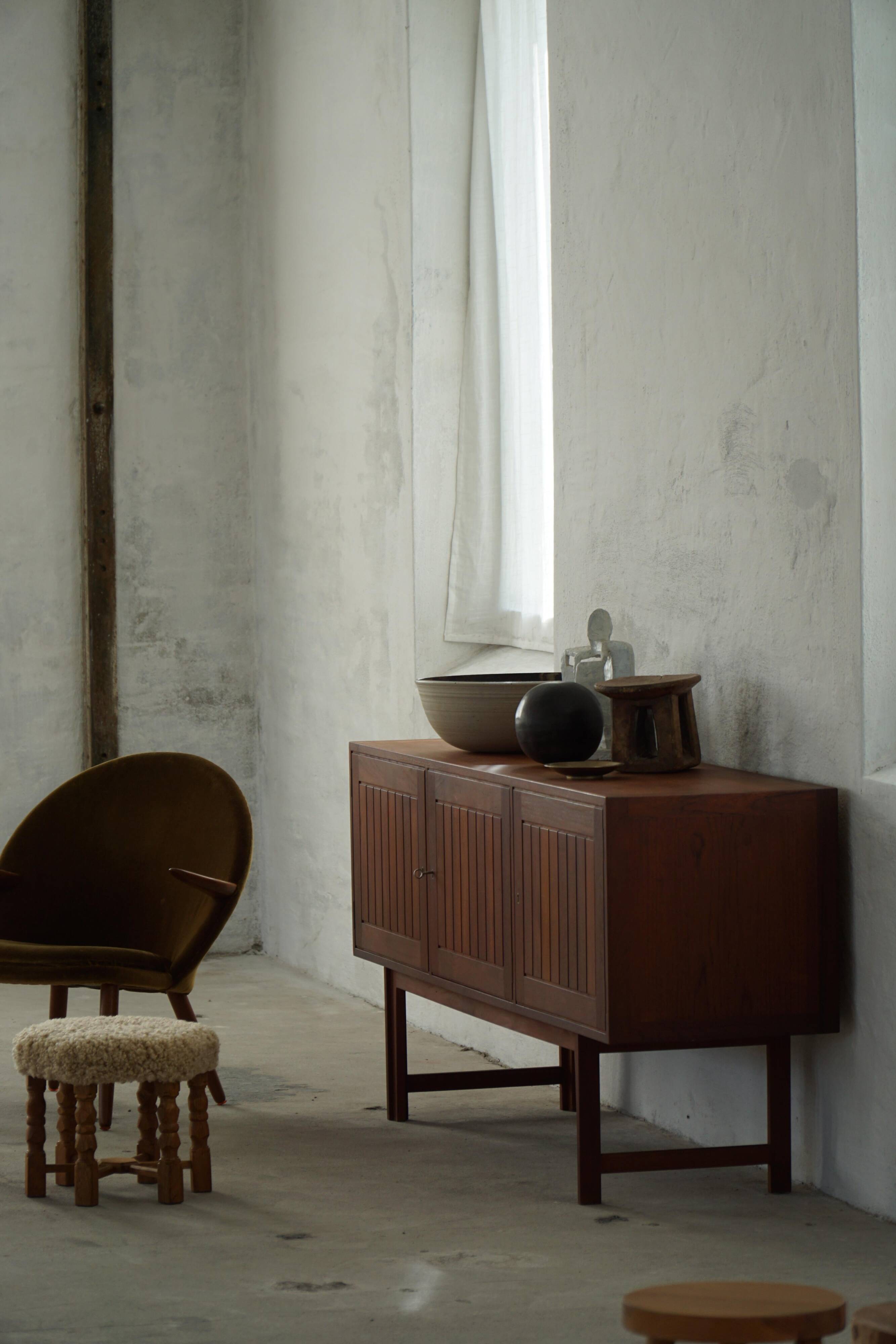Kurt Østervig, teak buffet base, VAMO, modern Scandinavian mid-century, 1960s