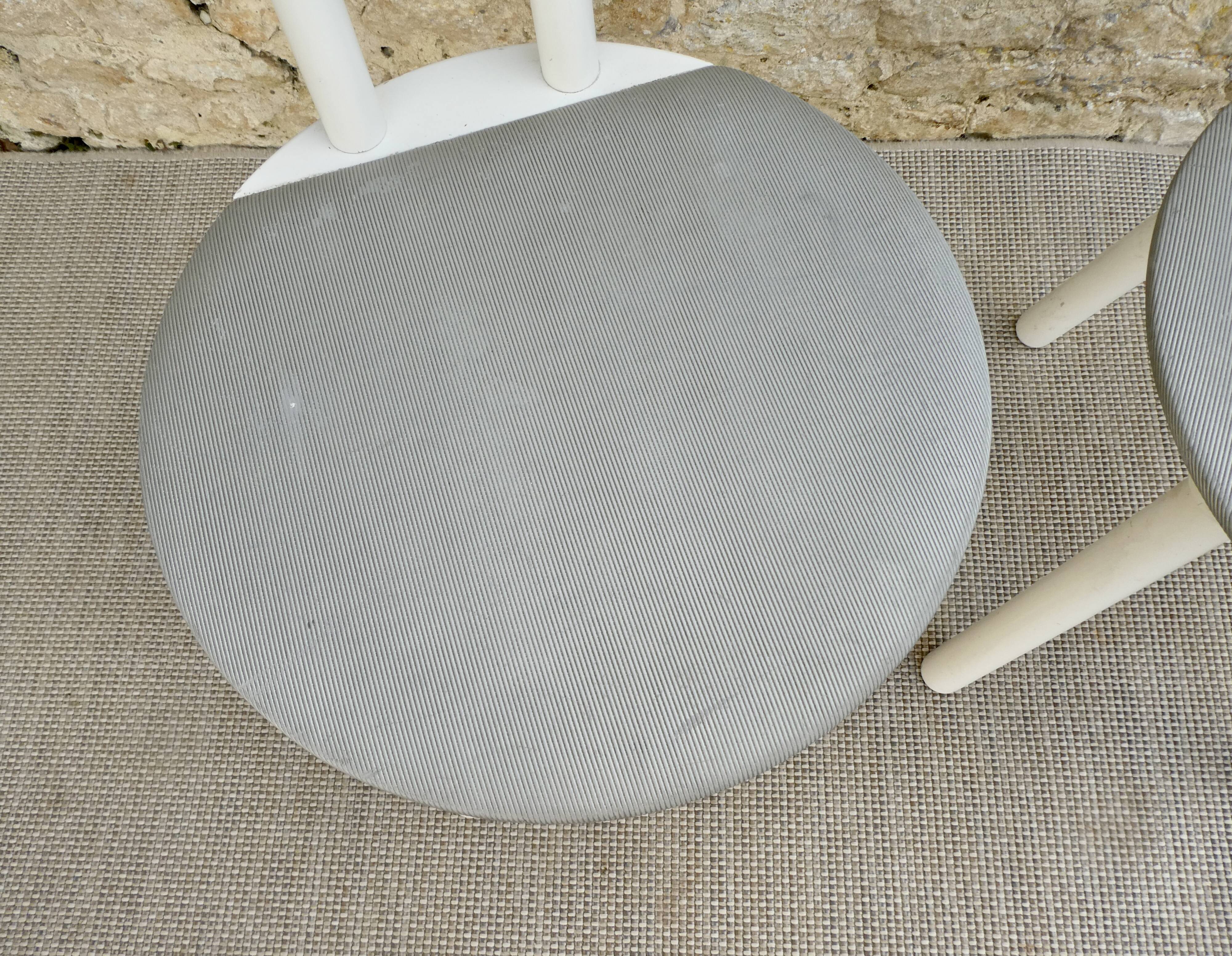 Pair of wooden and Skaï chairs from the 80s, Italy