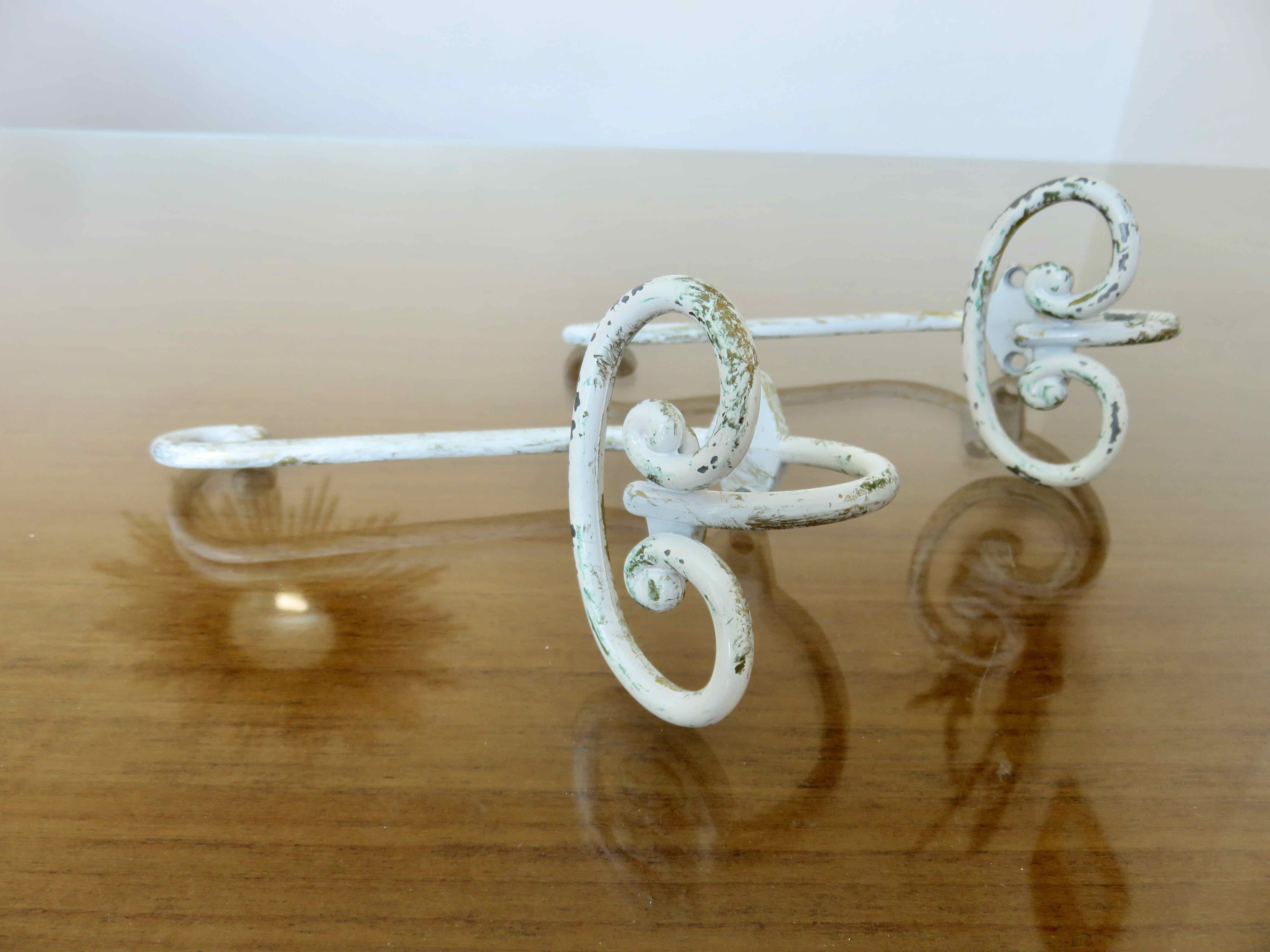 Pair of metal hooks 30 40s