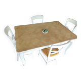Table with 4 chairs