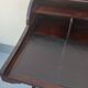 Colonial desk in wood and leather with armchair