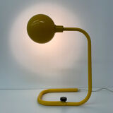 Mid-century design yellow tubular table lamp, 1970’s