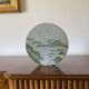 Pierre Devie, Mid-century modern green ceramic solifleur vase, France 1980