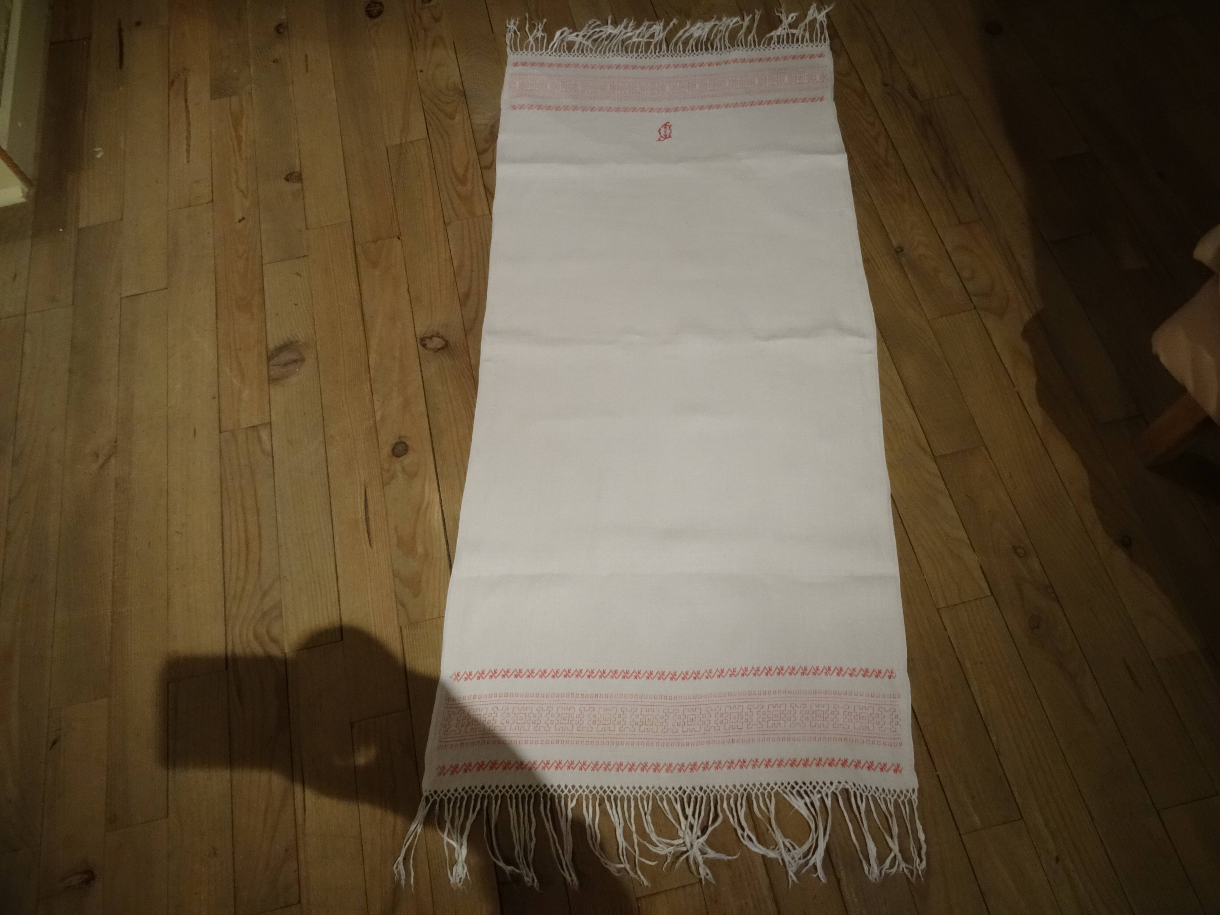 Vintage cloth with CJ monogram