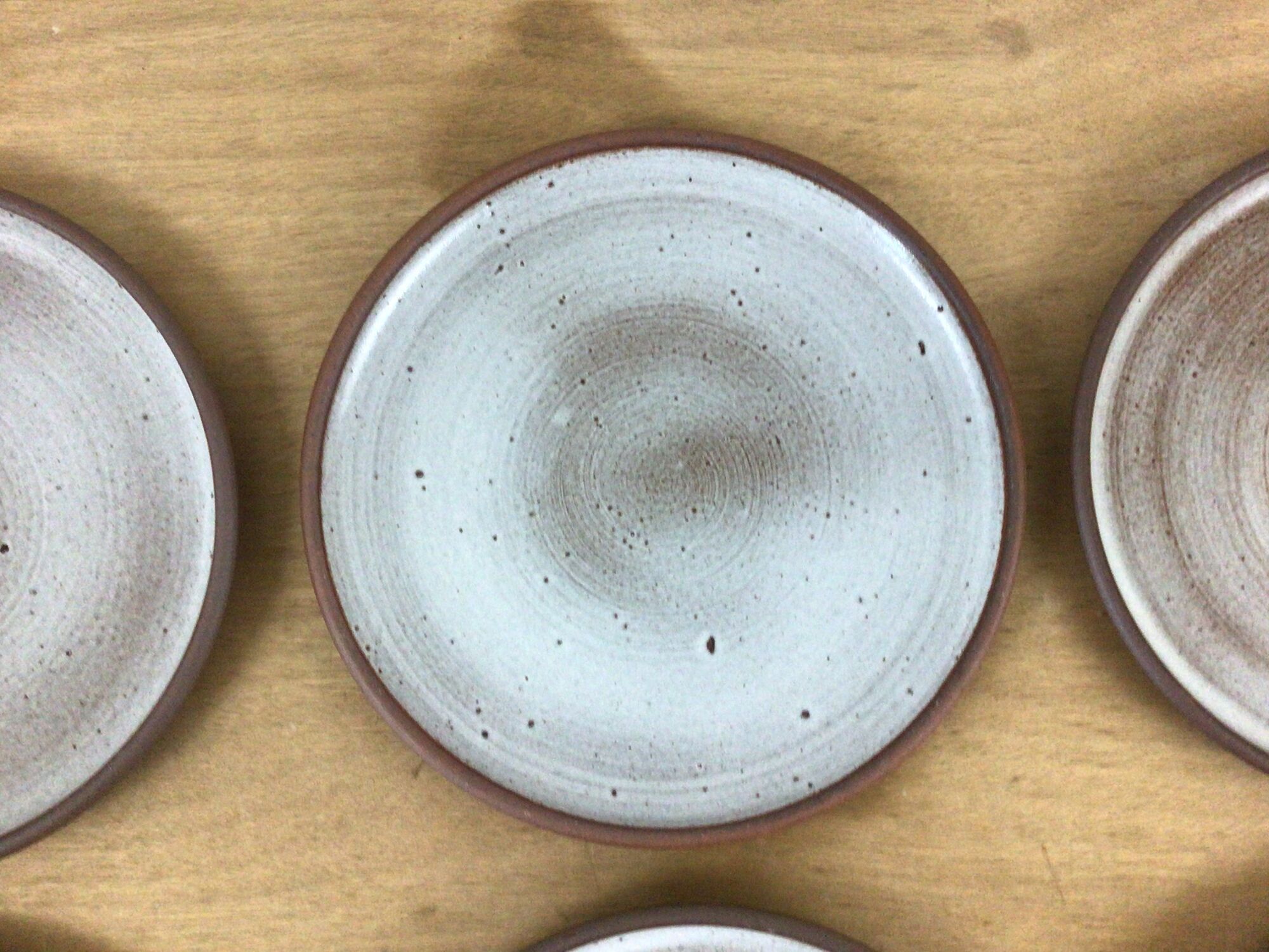 Set of 6 plates in stoneware J&N Pierlot Ratilly