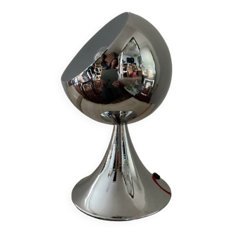 Lampe Eye Ball en métal chromé