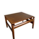 Table basse carrée suédoise, années 1960.