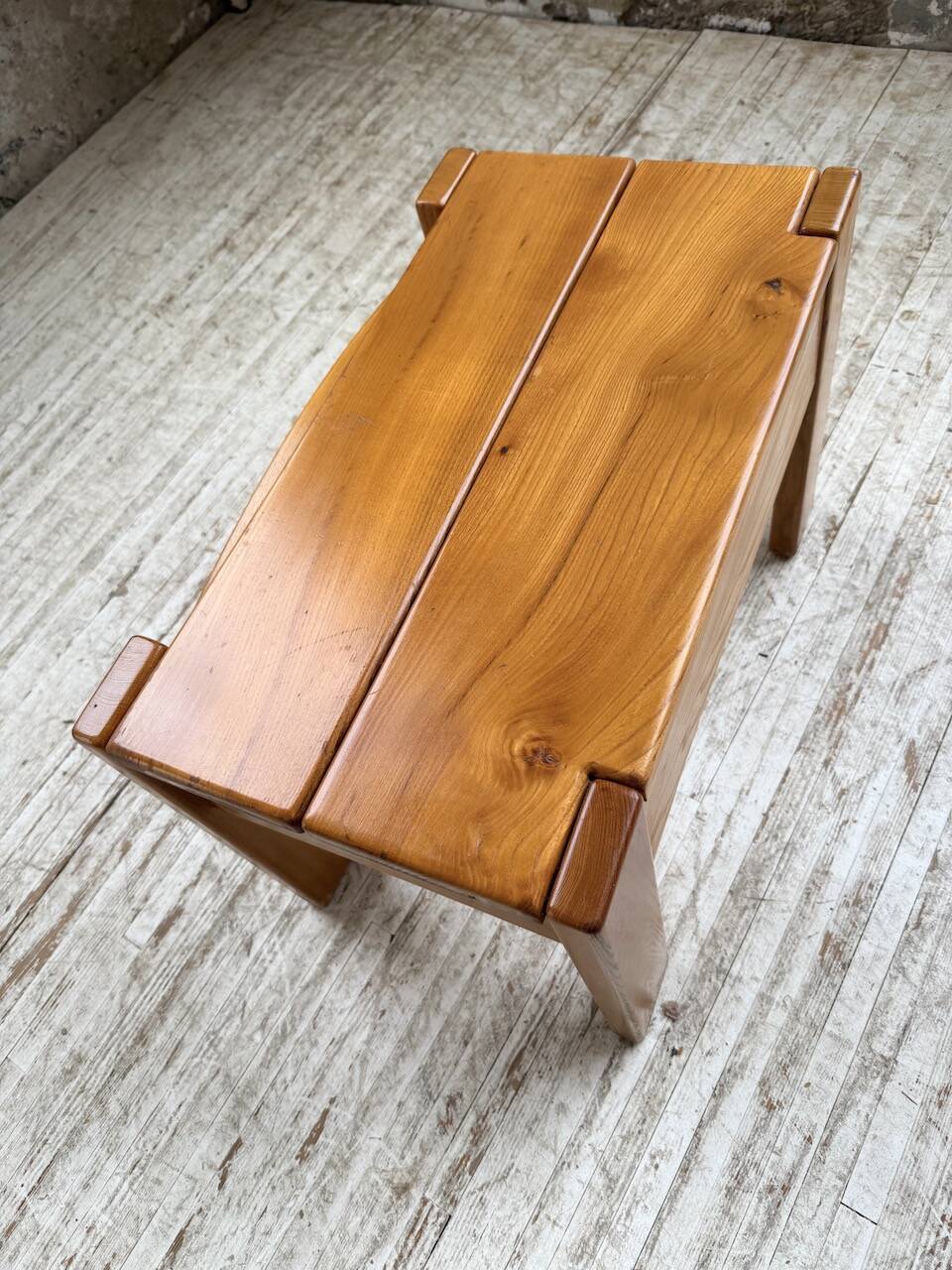 Solid elm bedside table Maison Regain