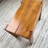 Solid elm bedside table Maison Regain