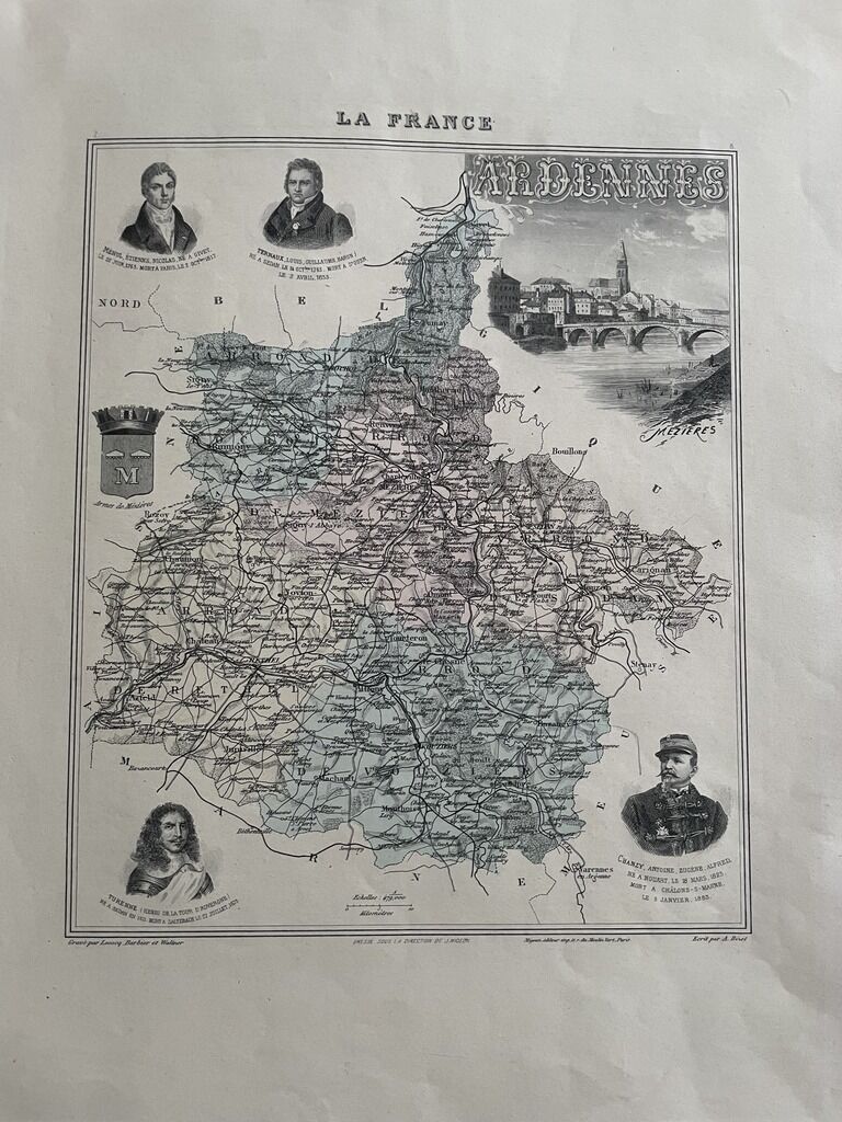 Ancient maps of the Ardennes