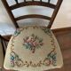 Paires de chaises tissu fleuri aux dames de France