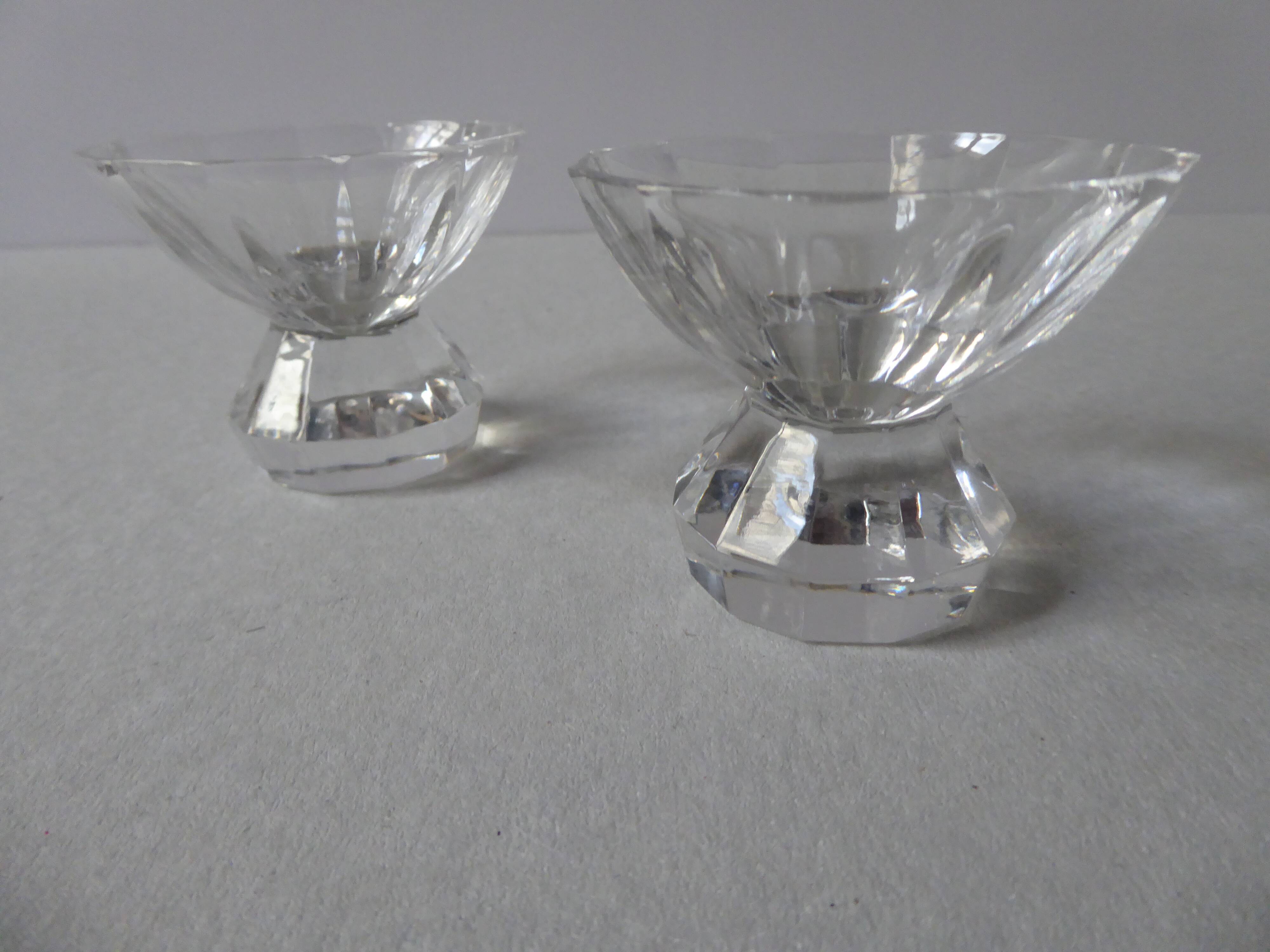 Two crystal candlesticks
