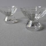 Two crystal candlesticks