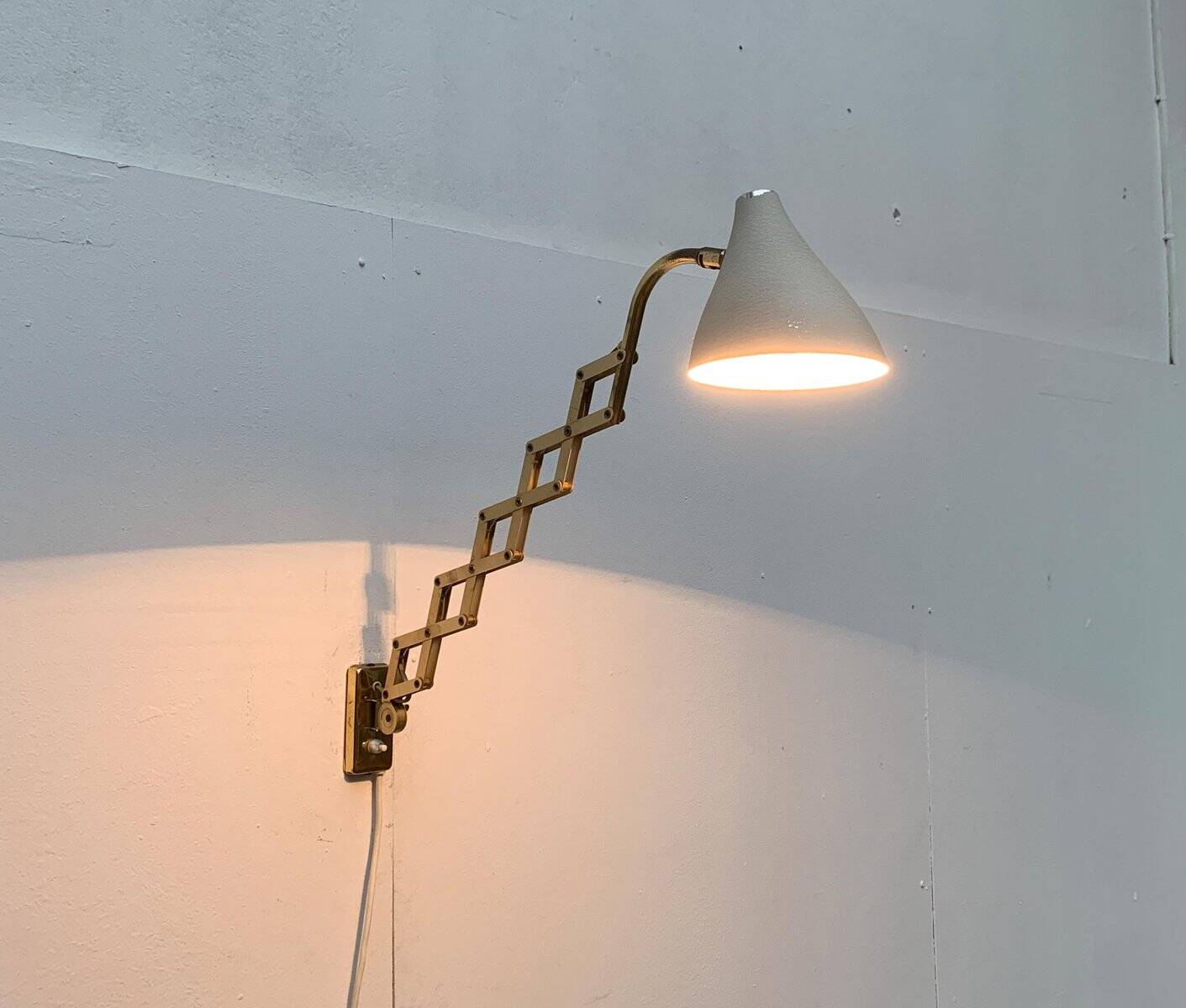 Mid-Century Scissors Wall Lamp
