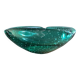 Green Murano ashtray
