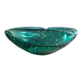 Green Murano ashtray