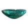 Green Murano ashtray