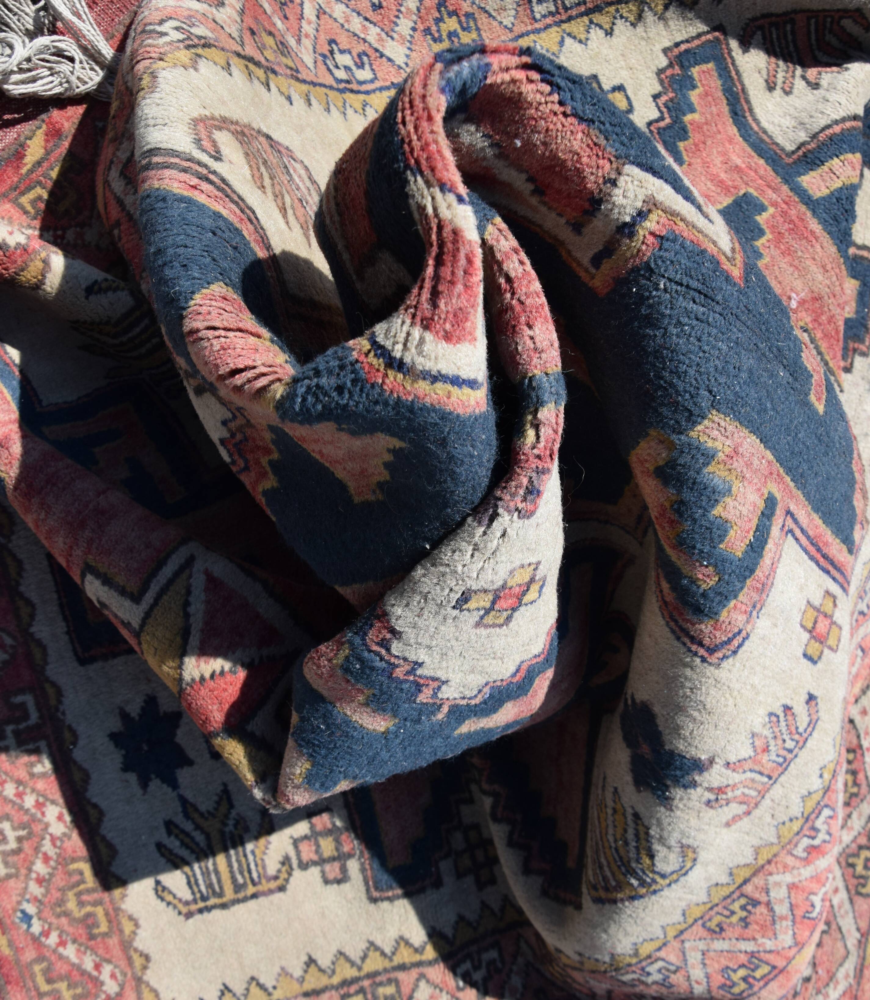 Turkish Kazak oriental carpet : 1.05 x 1.78 m