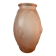 Vase art déco en verre rose poudré