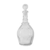 Carafe en verre moulé
