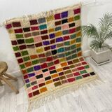 Handcrafted Moroccan Berber carpet 154 X 120 CM