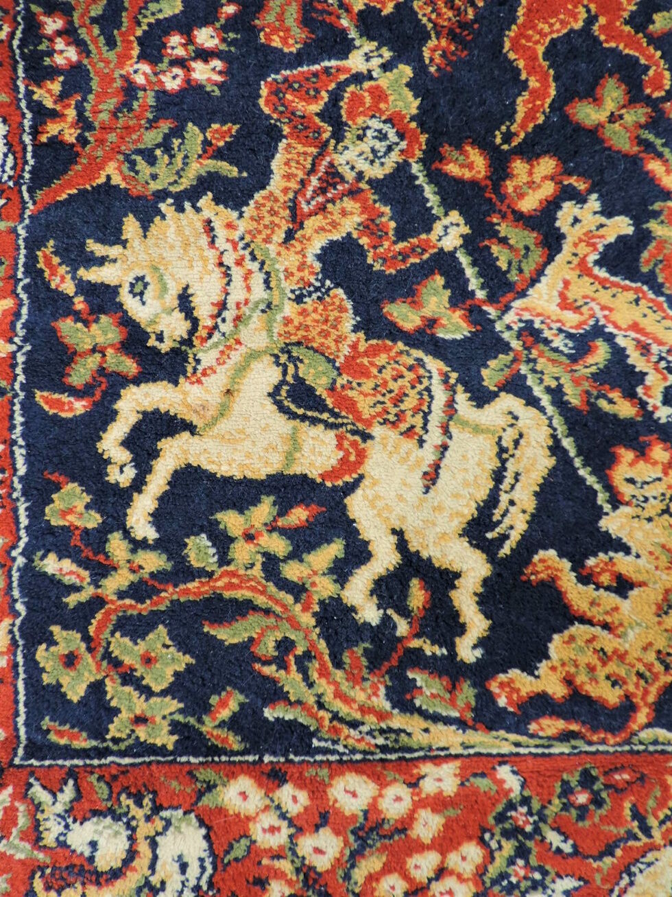 Tapis d'orient en laine fait main