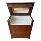 Dressing table with marble top