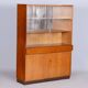 Art Deco Display Cabinet in Oak and Glass, Czech, 1940s