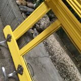 Yellow vintage coat holder