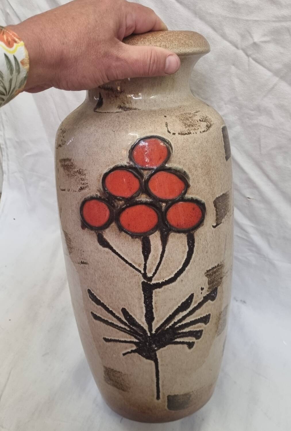 Vase Scheurich, Germany, 1960, H46cm