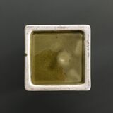 Medici style vase olive green