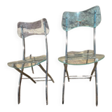 Plexiglass chairs