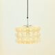 Large Amber Bubble Glass Pendant Light by Helena Tynell for Limburg, 1960s