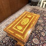 Table de jeu marquetée hollandaise du XIXe siècle